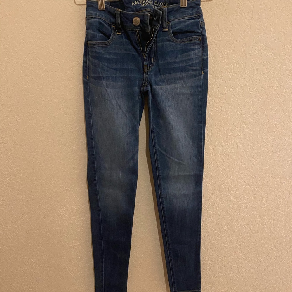Super stretch American eagle jegging